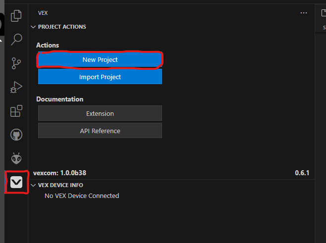 vsc_createproj